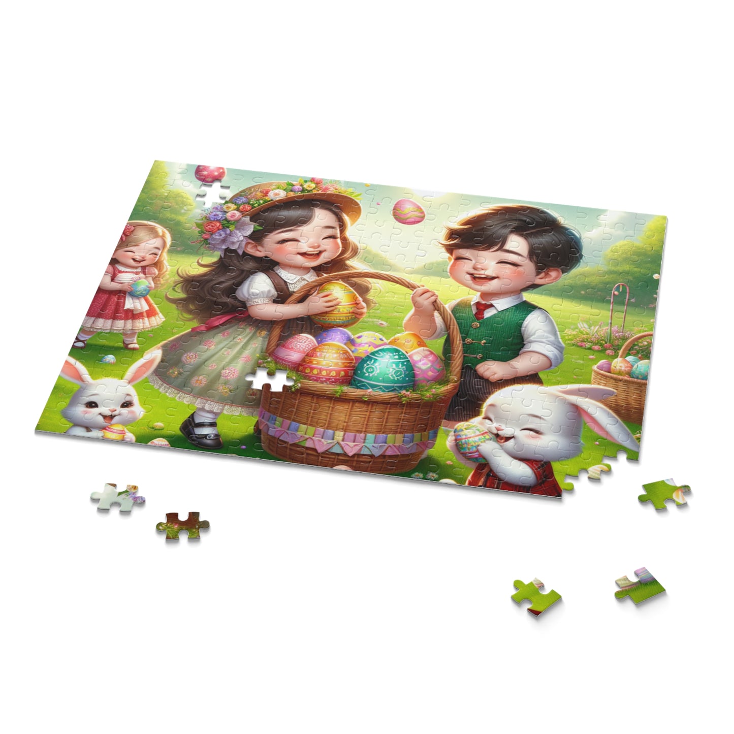 Copy of Easter Joy Puzzle - 120, 252, 500-Piece Family Fun, Cute Kids, Spring Decor, Gift for Easter, Bunny Themed Activity